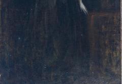 19th Century English Oil Painting on Canvas Victorian Woman Illegibly Signed - 4432375