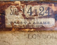 19th Century English Oil Painting on Canvas Victorian Woman Illegibly Signed - 4432391