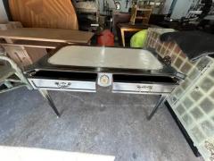 19th Century English Regency Ebonized Desk - 4136705