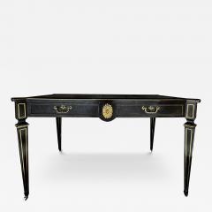 19th Century English Regency Ebonized Desk - 4136863