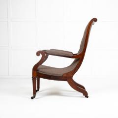 19th Century English Regency Rosewood Armchair - 3611332