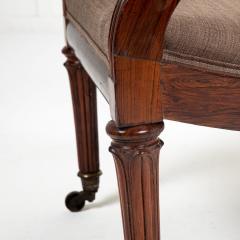 19th Century English Regency Rosewood Armchair - 3611415