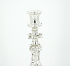 19th Century English Sheffield Silver Plated Five Light Convertible Candelabra - 4706225