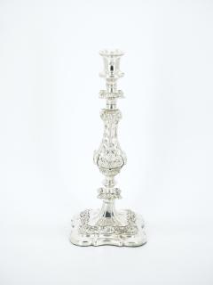 19th Century English Sheffield Silver Plated Five Light Convertible Candelabra - 4706227