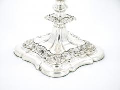 19th Century English Sheffield Silver Plated Five Light Convertible Candelabra - 4706228