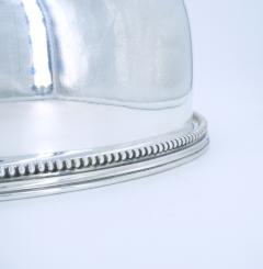 19th Century English Silverplate Meat Dome with Dragon Finial Handle - 3167118
