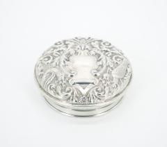 19th Century English Sterling Silver Lidded Top Cut Glass Covered Piece - 3440697