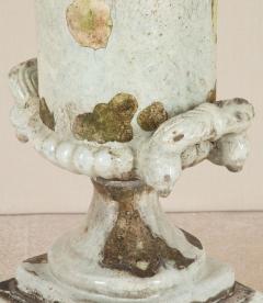 19th Century English Terracotta Urn on Pedestal - 4243903