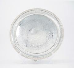 19th Century English Victorian Circular Silverplate Salver - 3168260