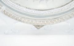 19th Century English Victorian Circular Silverplate Salver - 3168265