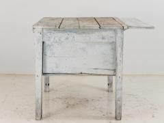 19th Century European Gray Painted Workbench - 3211630