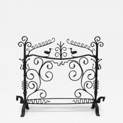 19th Century Figurative Fire Guard Italy - 4080532