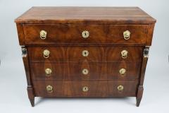 19th Century Fine Biedermeier Walnut Chest of Drawers Vienna c 1825  - 4000949