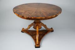 19th Century Fine Biedermeier Walnut Table Vienna c 1825  - 3860885