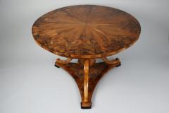 19th Century Fine Biedermeier Walnut Table Vienna c 1825  - 3860887