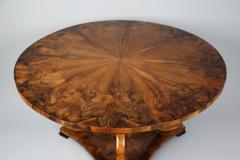 19th Century Fine Biedermeier Walnut Table Vienna c 1825  - 3860888