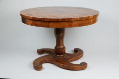 19th Century Fine Extendable Biedermeier Walnut Table Vienna c 1825  - 3891371