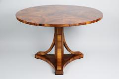 19th Century Fine Walnut Biedermeier Table Vienna c 1825  - 3975533