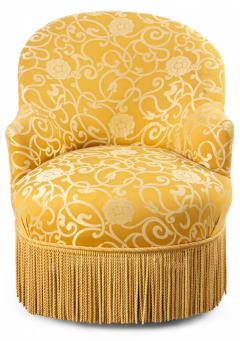 19th Century Floral Upholstered Boudoir Chair - 1402696