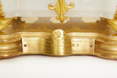19th Century French Alabaster Gilt Mantel Clock - 2541835