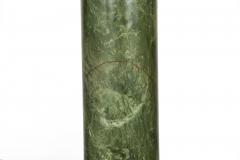 19th Century French Antique Neoclassical Green Marble Pedestal Column - 4502288