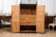 19th Century French Antique Pine Armoire - 3963012