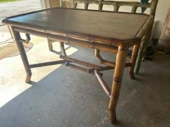19th Century French Bamboo Table Or Desk - 4193571