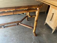 19th Century French Bamboo Table Or Desk - 4193618