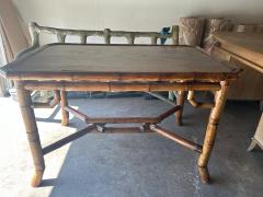 19th Century French Bamboo Table Or Desk - 4193625