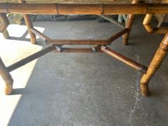 19th Century French Bamboo Table Or Desk - 4193638