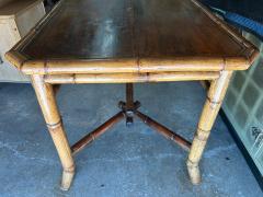 19th Century French Bamboo Table Or Desk - 4193643