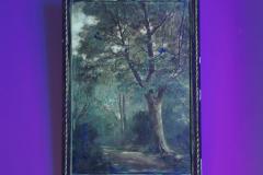 19th Century French Barbizon School Painting of a Forest Path - 734076