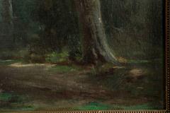 19th Century French Barbizon School Painting of a Forest Path - 734077