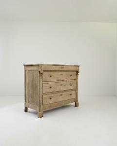 19th Century French Bleached Oak Chest of Drawers - 3471988