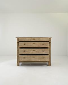 19th Century French Bleached Oak Chest of Drawers - 3471990