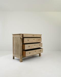 19th Century French Bleached Oak Chest of Drawers - 3471991