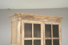 19th Century French Bleached Oak Vitrine - 3749622