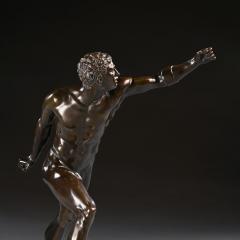 19th Century French Borghese Gladiator Bronze of Large Scale - 3870344