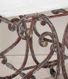 19th Century French Butchers Table with Marble Top - 4240438