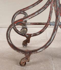 19th Century French Butchers Table with Marble Top - 4240439