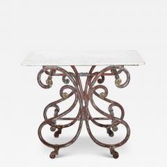 19th Century French Butchers Table with Marble Top - 4242052