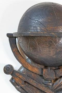 19th Century French Carved Oak Wall Fragment Depicting Scientific Instruments - 3798647