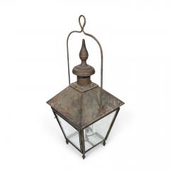 19th Century French Copper and Glass Paneled Lantern - 3822667