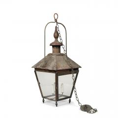 19th Century French Copper and Glass Paneled Lantern - 3822668