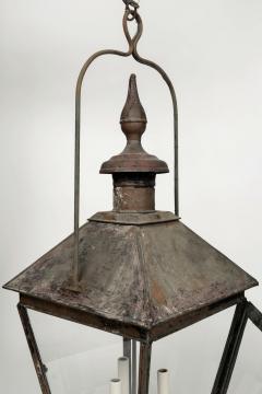 19th Century French Copper and Glass Paneled Lantern - 3822671