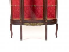 19th Century French Demilune Vitrine Display Cabinet - 3337307