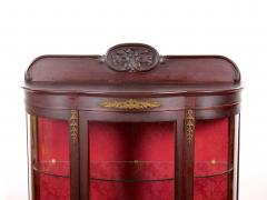 19th Century French Demilune Vitrine Display Cabinet - 3337327