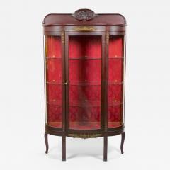 19th Century French Demilune Vitrine Display Cabinet - 3341683