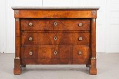 19th Century French Empire Commode with Marble Top - 619891