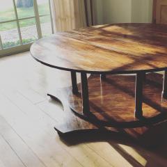 19th Century French Empire Round Dining Table - 3860359